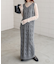 【S・Mサイズ展開】ミックス編みニットワンピース