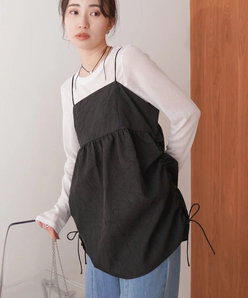 ドロストミドルキャミビスチェ