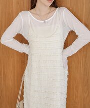 フリルキャミワンピース