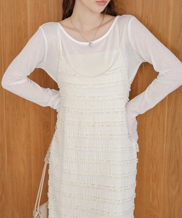 フリルキャミワンピース