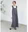 【S・Mサイズ展開】ギャザージャンパーワンピース