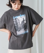 タウンフォトカラーロゴＴシャツ