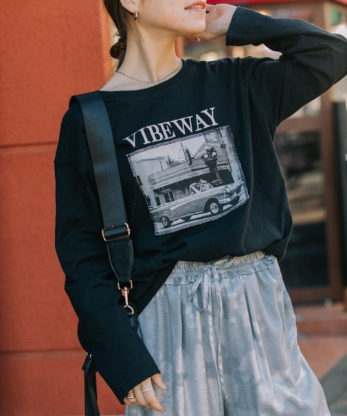 フォトプリントカラーロゴＴシャツ