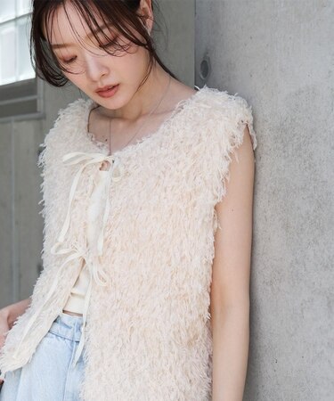 【選べるデザイン/前後2WAY】フリンジ2WAYベスト