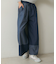 配色デニムパンツ