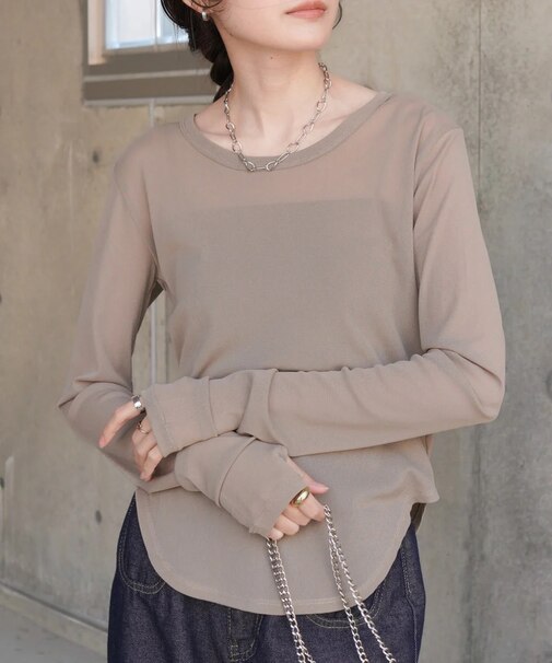 ホックデザインプルオーバー