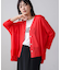 【接触冷感／UVカット】UVサラサラBOXシルエット前後差カーディガン
