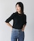 5分袖リブTシャツ