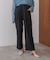 タックデニム調パンツ