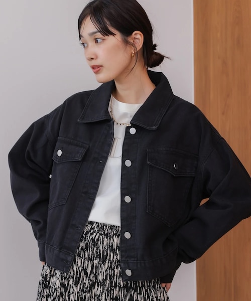 JIMWAG ショート丈デニムジャケット JIMWAG ショート丈デニムジャケット JIMWAG ショート丈デニム