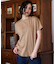 汗染み防止モックネックビューTシャツ