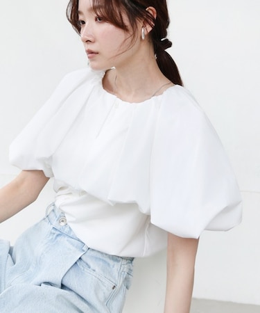 【Bab】バルーンデザインブラウス