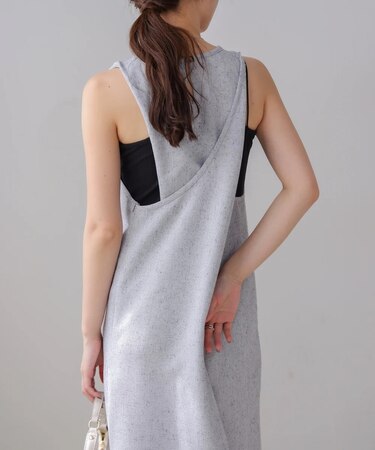 【セットアップ対応】バッククロスアメスリロングワンピース