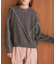 【大人気ニット/5色展開/セットアップ対応】ウェーブメロウニットトップス