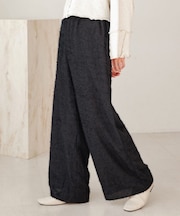 【S・M・Lサイズ展開あり】シャギーストレートパンツ
