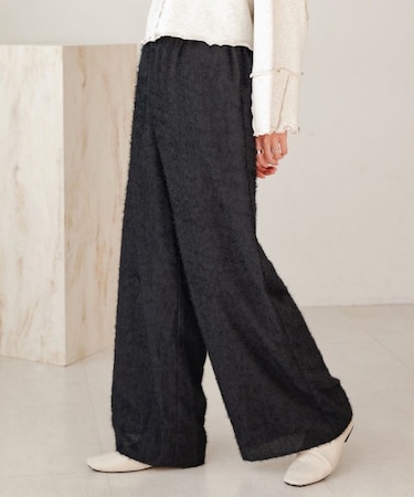 【S・M・Lサイズ展開あり】シャギーストレートパンツ