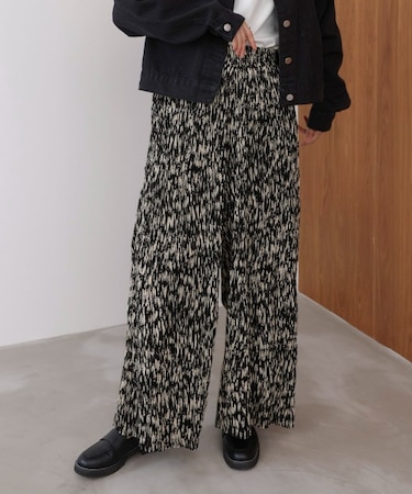 ニュアンス柄パンツ