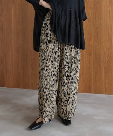 ニュアンス柄パンツ