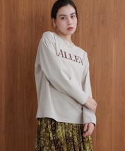 厚盛り刺しゅうロンT