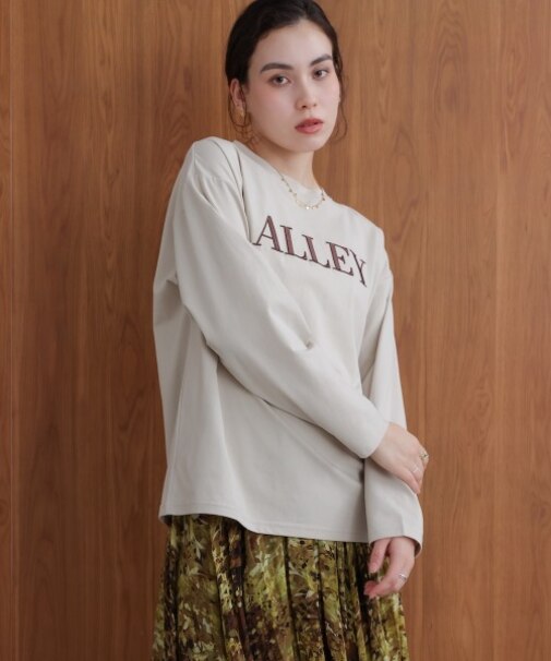 厚盛り刺しゅうロンＴ