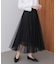ラインチュールギャザースカート