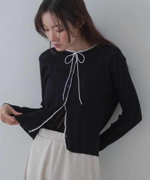 【Bab】リボンカーディガン
