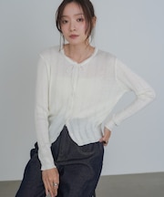 【Bab】リボンカーディガン