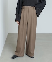 【S・Mサイズ展開】ツータックパンツ
