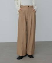 【S・Mサイズ展開】ツータックパンツ