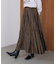 ワッシャーマットサテンスカート