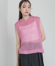 モヘアタッチシアーベスト