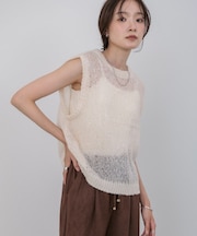 モヘアタッチシアーベスト