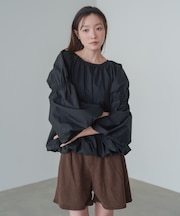 バルーンギャザーブラウス