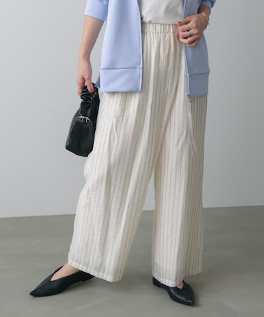 シルク調カシュクールパンツ