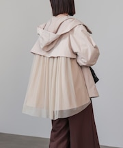 撥水加工バックチュールブルゾン