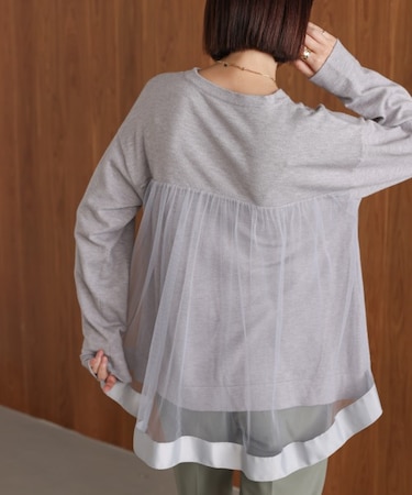 バックチュールニット