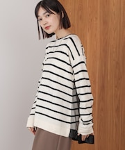 バックチュールニット