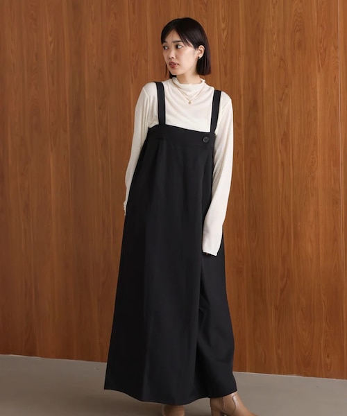 ラップアクセントボタンワンピース｜ブージュルードの通販｜&mall