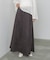 スウェードロングスカート
