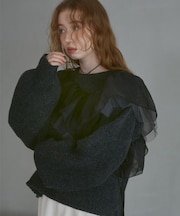 【Bab】ｱｼﾝﾒﾄﾘｰﾌﾘﾙﾆｯﾄﾄｯﾌﾟｽ