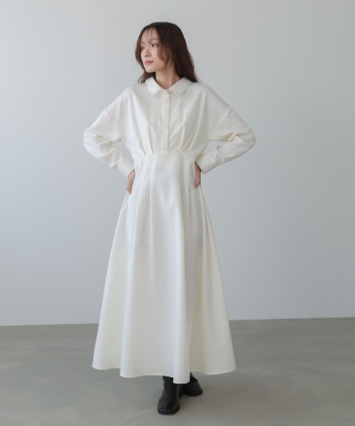 【Bab】2WAYウエストタックシャツワンピース