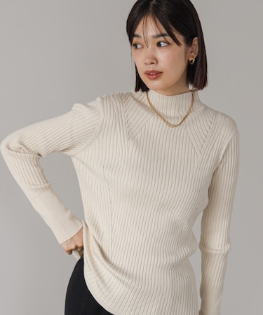 ヒートハイネックニットプルオーバー