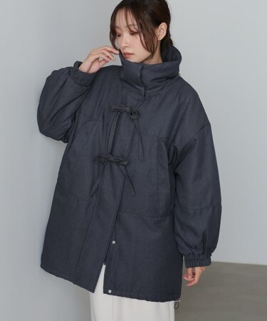 【Bab】中綿フロントリボンモンスターコート