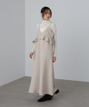 【Bab】ペプラムキャミワンピース