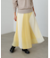 バイカラープリーツスカート