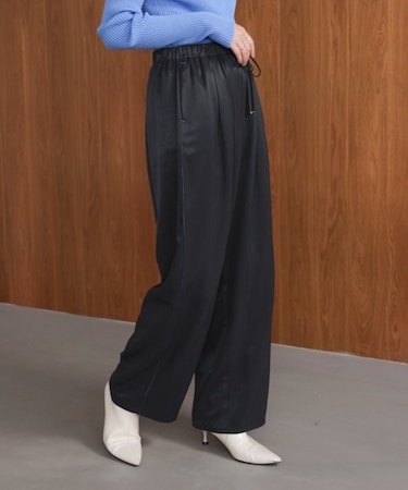 ツイルサテンパンツ