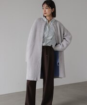 シャギーニットコーディガン