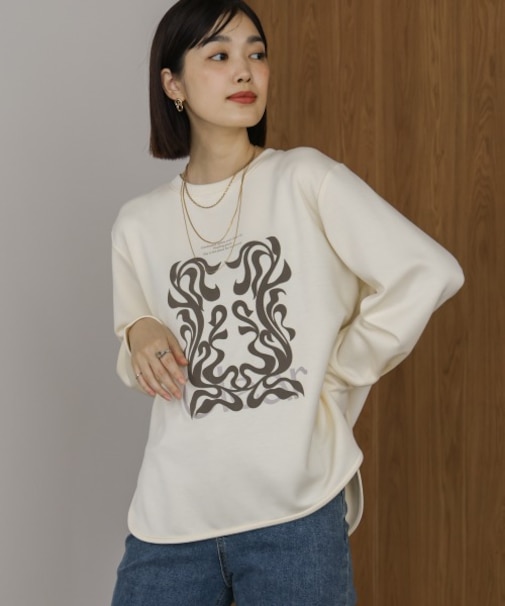 パウンドストレッチARTロゴプルオーバー