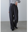 【Bab】ウエストフラップ釦ワイドタックパンツ