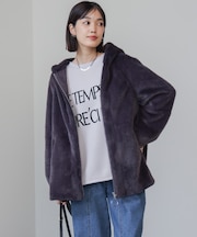 フェイクファーコート